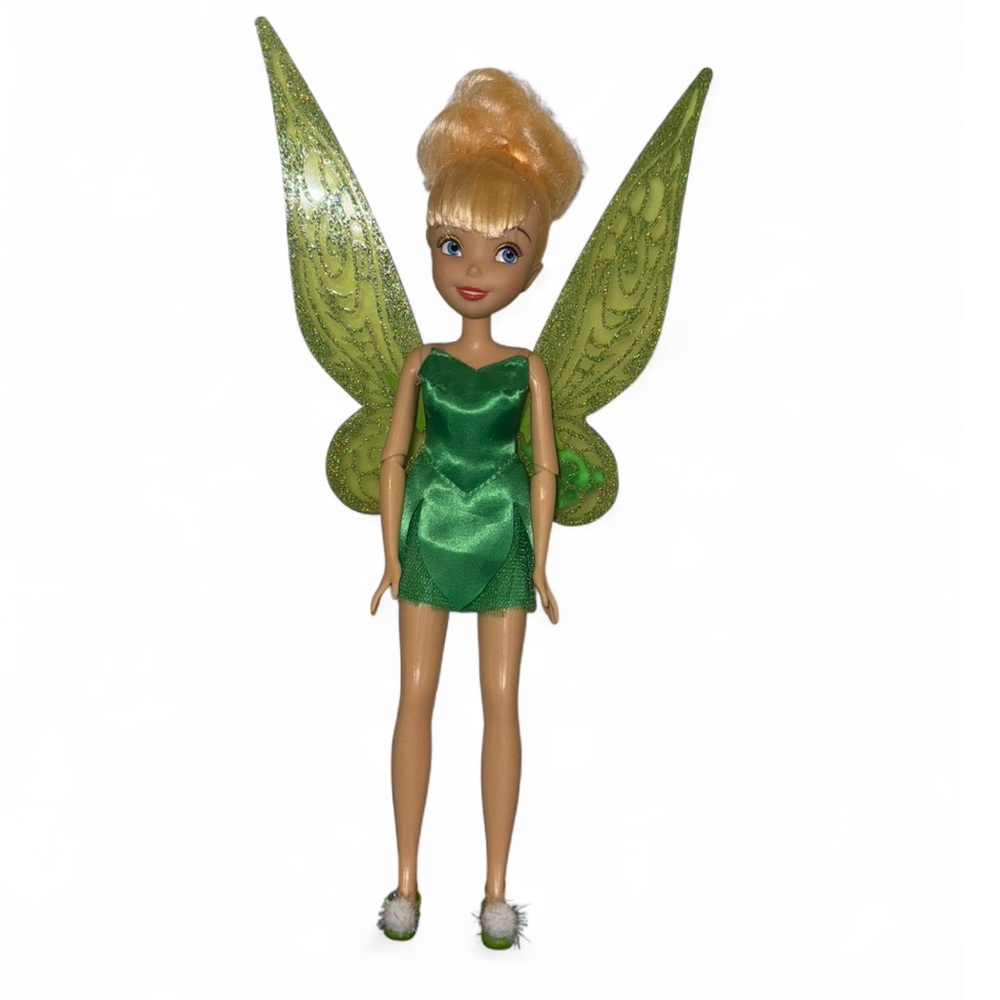 Disney Tinker Bell Doll with Green Dress and Wings